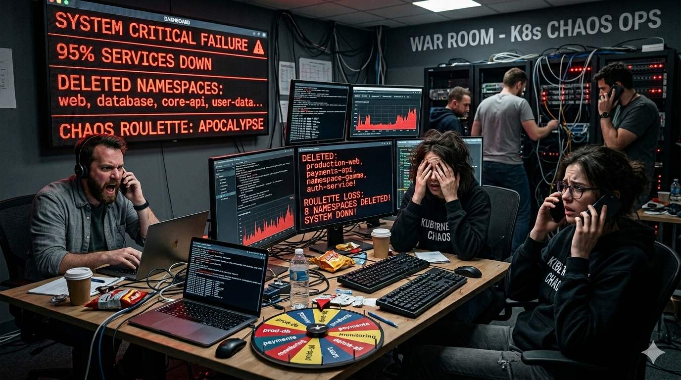
          Chaos Engineering gone too far: Namespace deletion roulette - Featured image
        